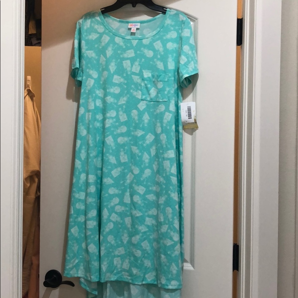 NWT Disney Kermit Lularoe Carly Dress